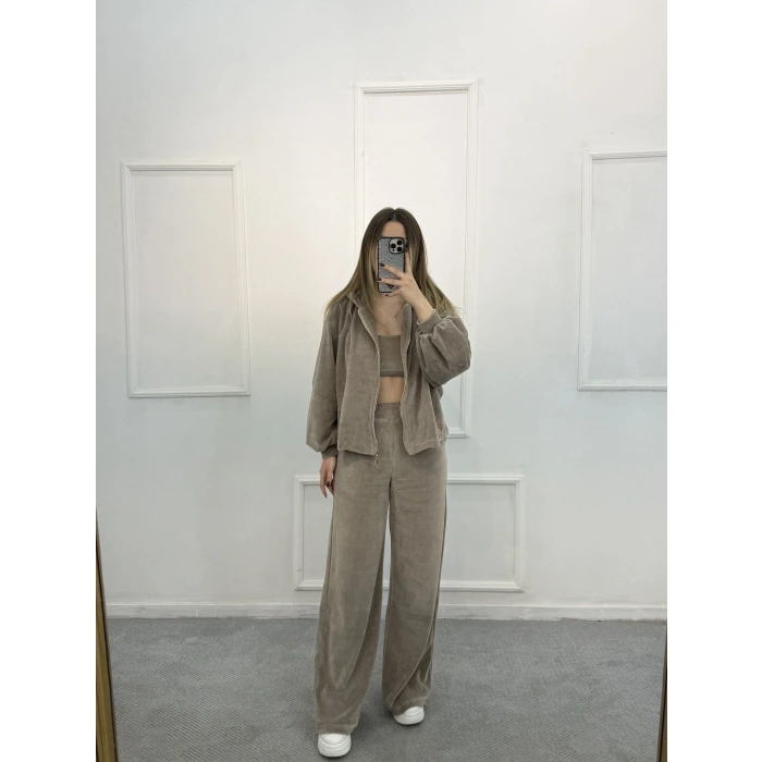 Kadife 3Lü Premium İkili Takım