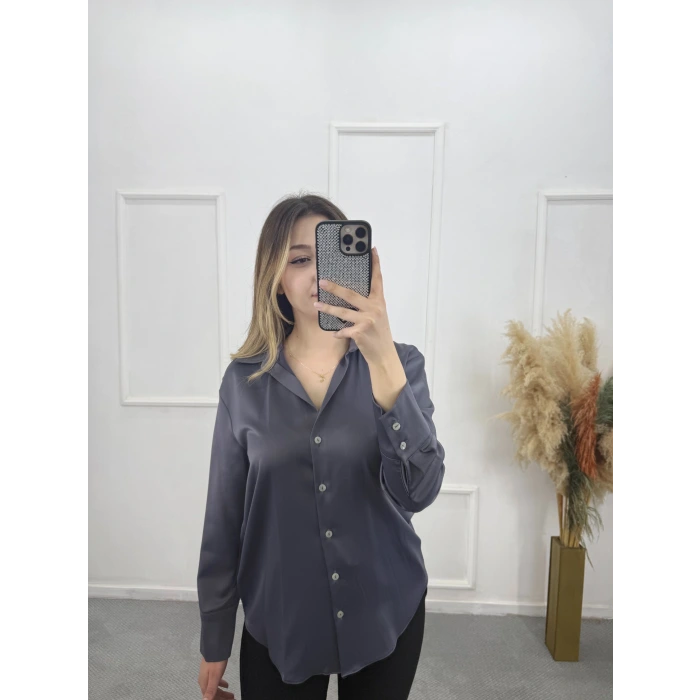 Karew Pamuklu Saten Gömlek