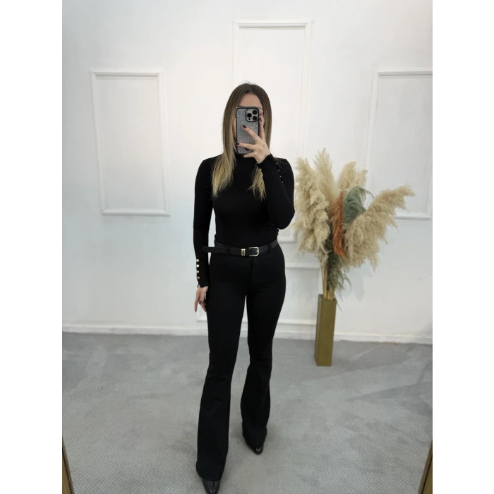 Keln İspanyol Paça Tayt