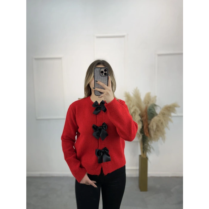 Kinda Fiyonk Detaylı Hırka