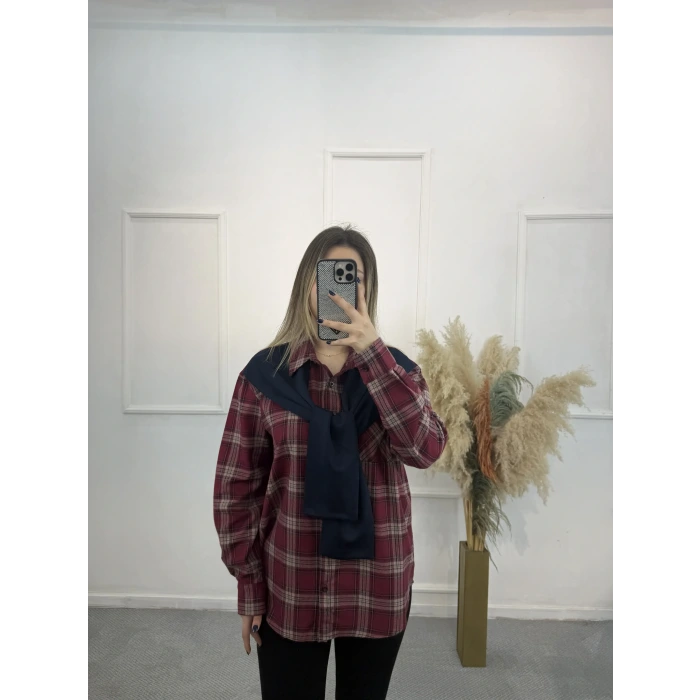 Kol Atmalı Oduncu Gömlek