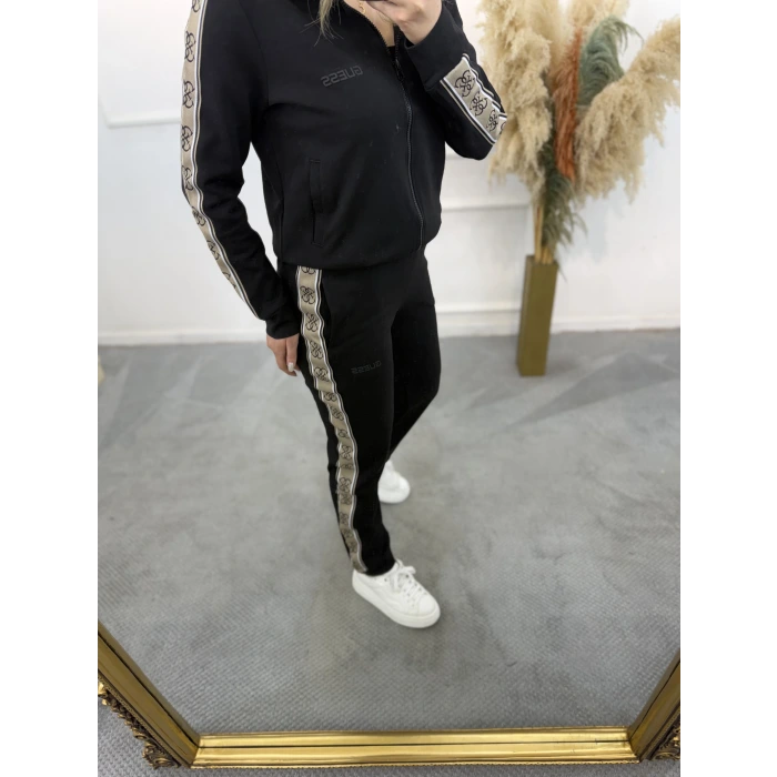 Libata Guess Logo Şeritli İkili Takım