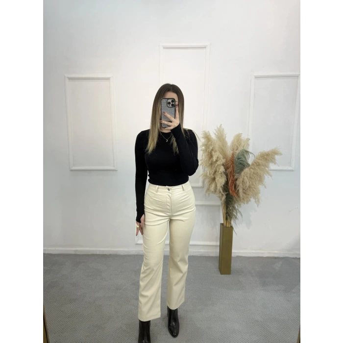 Mngo Model Deri Pantolon