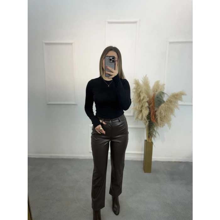 Mngo Model Deri Pantolon