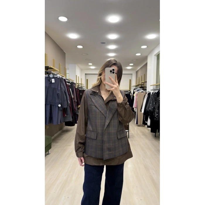 Orj.Marka Ekose Garnili Ceket