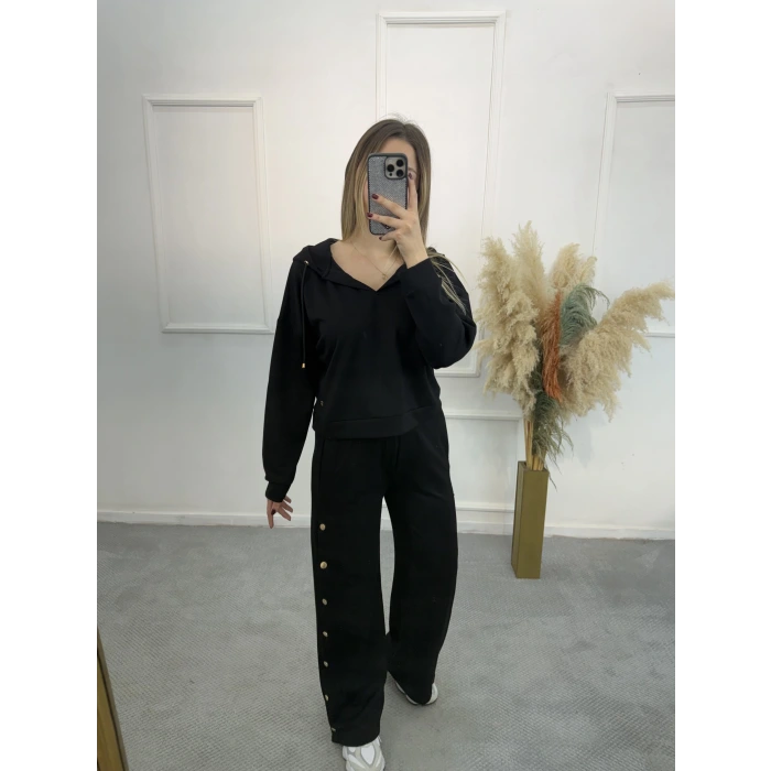 Seca Pantolon Çıt Düğme Detaylı İkili Takım