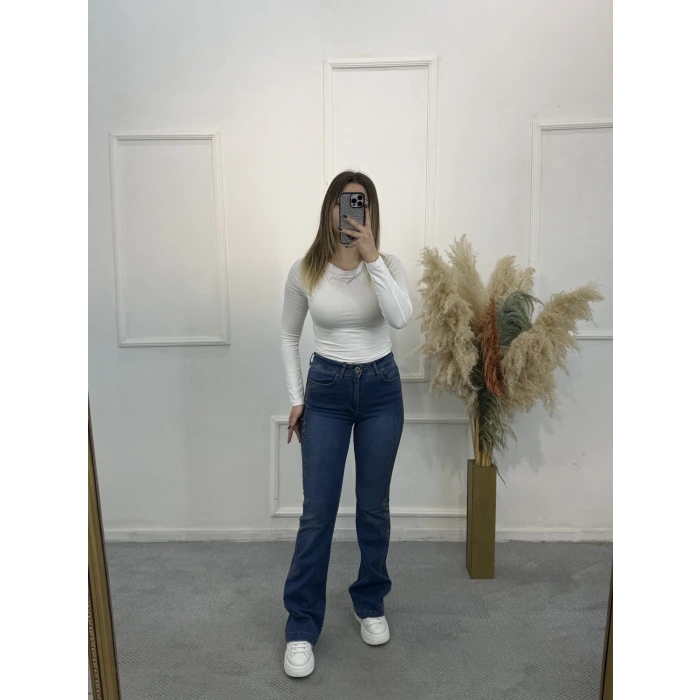 Serra Şerit Taş İspanyol Jean