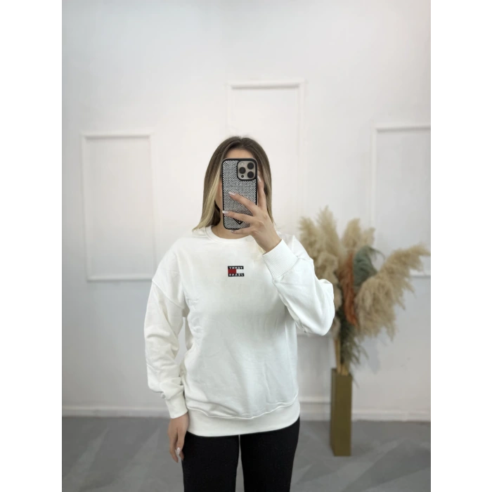 Sonde T.J Arma Nakışlı Sweatshirt