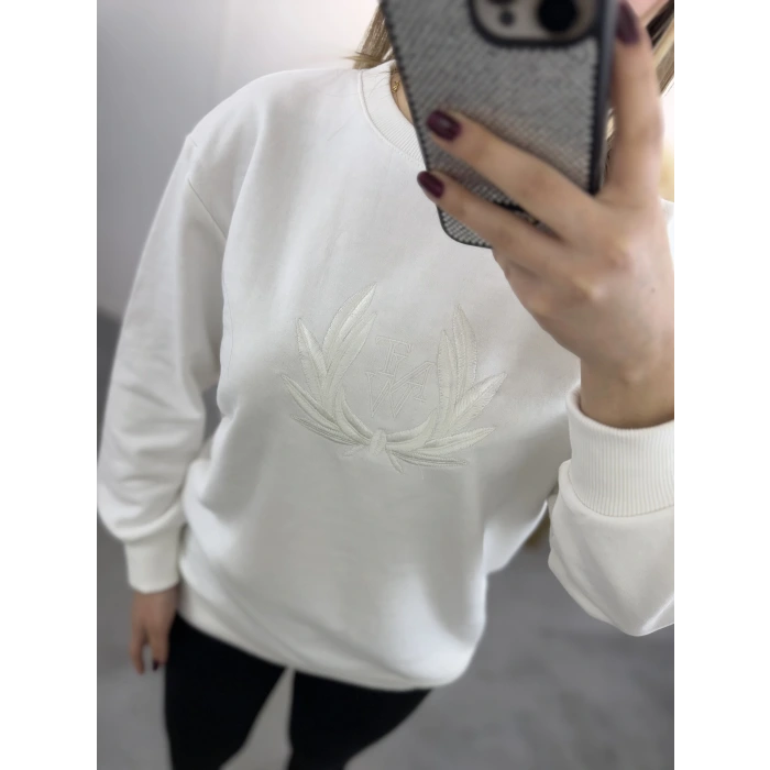 Stal Ntwork Nakışlı Sweatshirt
