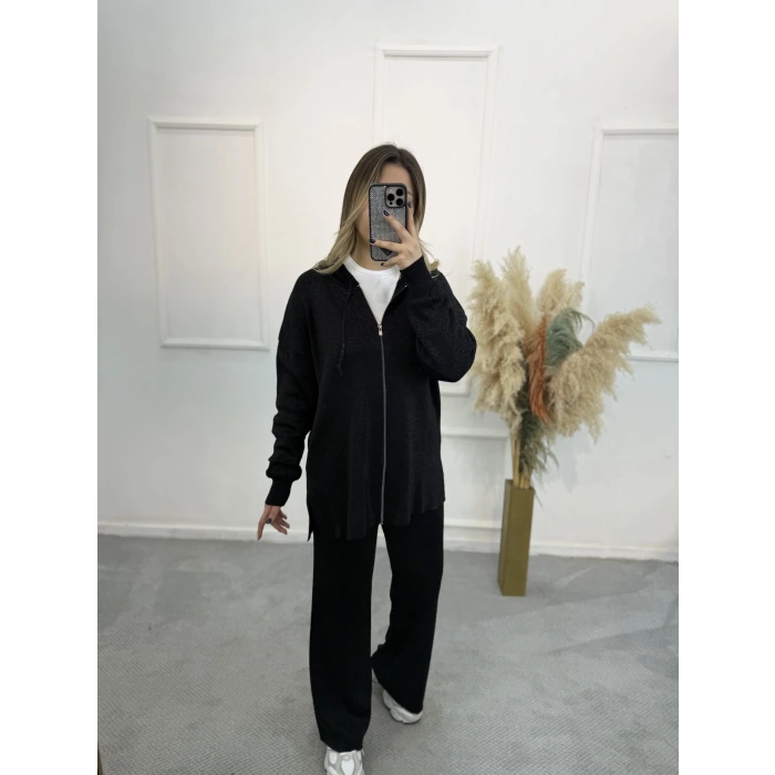 Tatar Simli Merserize Fermuarlı İkili Takım