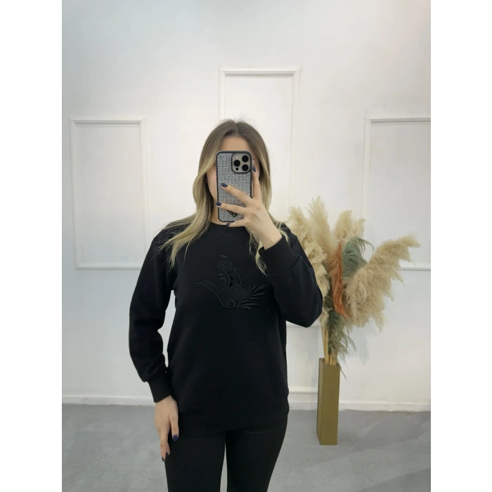 Taus Bymn Nakışlı Sweatshirt