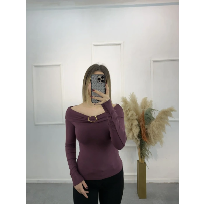 Vellichor Gold Tokalı Bluz