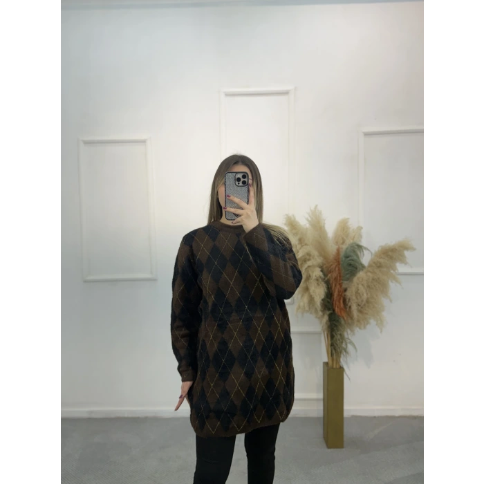 Vory Baklava Desen Simli Tunik