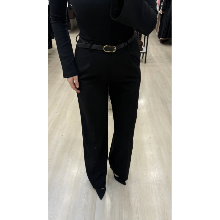 Wike Kendinden Kemerli Palazzo Pantolon