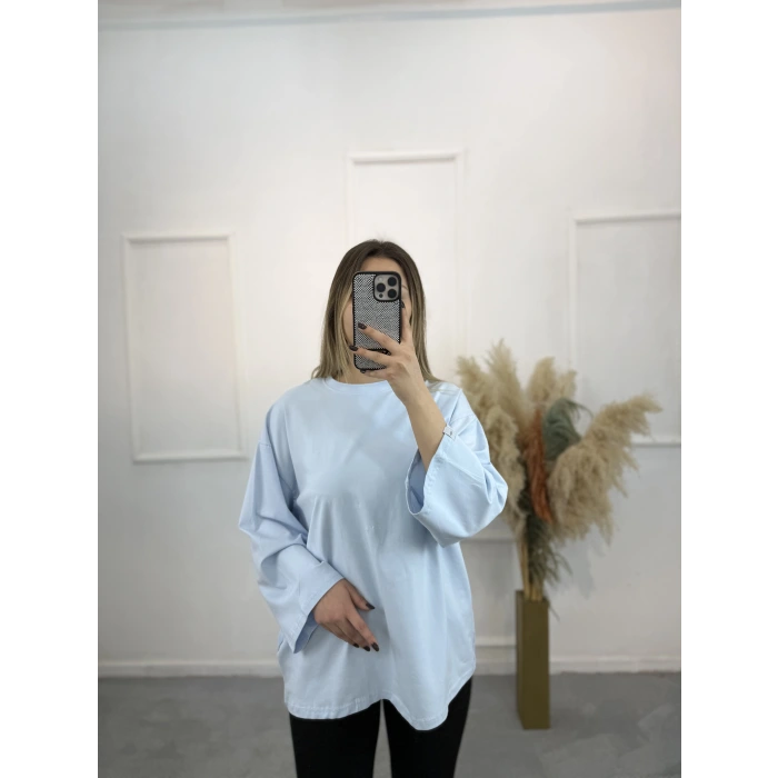 Winsome Kol Etiket Detaylı Basic Sweat