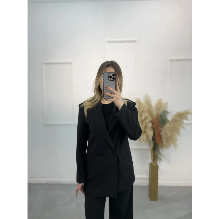 Zra Palazzo Pantolonlu Blazer İkili Takım