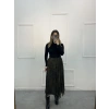 Bezzi Şal Desenli Asimetrik Etek