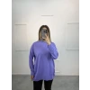 Wety Düz Kol Katlamalı Merserize Tunik