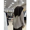 File Atkılı Çizgili İthal Gömlek