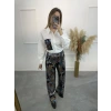 Lims Pırıltılı Renk Geçişli Tasarım Pantolon