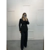 Nus Gold Düğme Detaylı Blazer İkili Takım