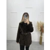 Orja Leopar Kürk Blazer Ceket