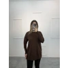 Sork Kol Zımbalı Merserize Tunik