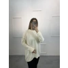 Wety Düz Kol Katlamalı Merserize Tunik