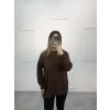 Wety Düz Kol Katlamalı Merserize Tunik