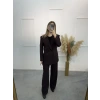 Zra Palazzo Pantolonlu Blazer İkili Takım