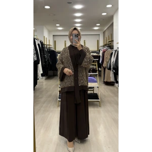 Qaswe Payet İşlemeli Candy 3lü Takım