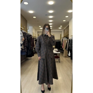 Slone Ekose Detaylı Etekli İkili Takım