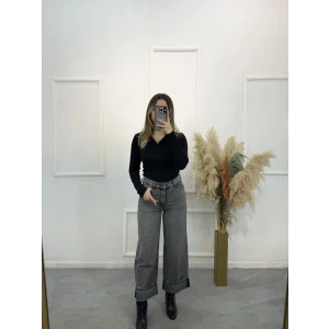 Bera Paça Katlı Likralı Jean