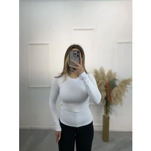 First Bisiklet Yaka Yarım Kol Bluz