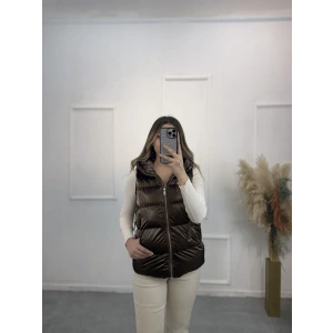 Gubbins Parlak Kapişonlu Yelek