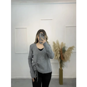 Inefable Yandan Büzgülü Kazak