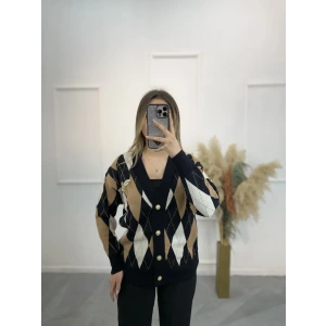 Kovaw Bymn Arı Broşlu Hırka