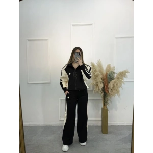 Leduc Şerit Detaylı Üçlü Takım