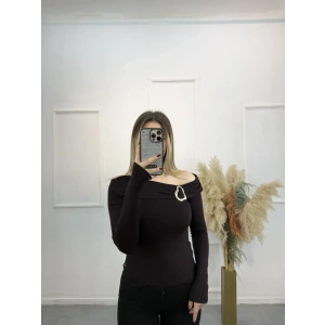 Limerence Gold Tokalı Bluz  060