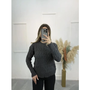 LivionTomy  Örgü Desenli Triko Kazak