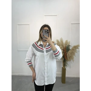 Loris Tiriko Çizgi Detaylı Gömlek