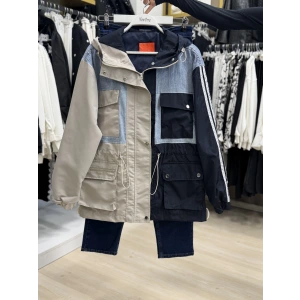 Reston Paraşüt Garnili Kapüşonlu Ceket