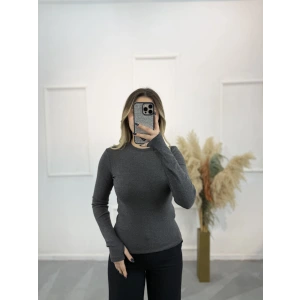 Sea Arka Dikişli Parmak Geçmeli Bluz