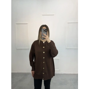 Slow Düğmeli Merserize Hırka