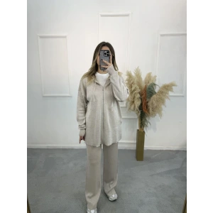 Tatar Simli Merserize Fermuarlı İkili Takım