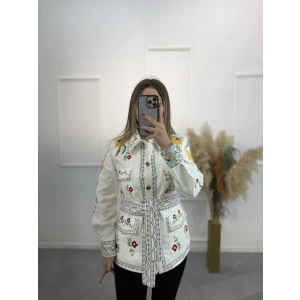 Vess Vanlentn Nakışlı Ceket