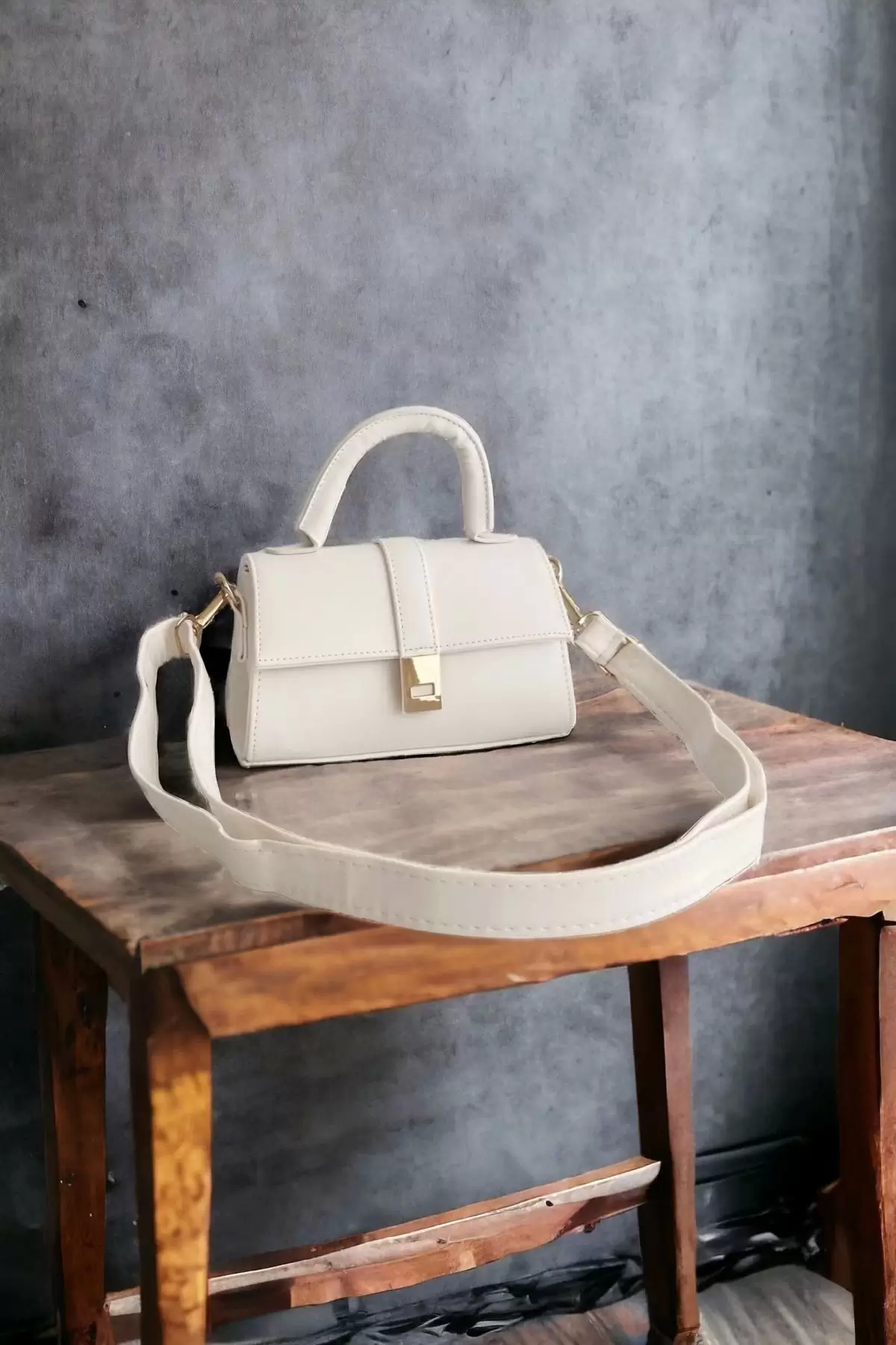 Deyz Cream Mini Size Daily Hand and Shoulder Bag