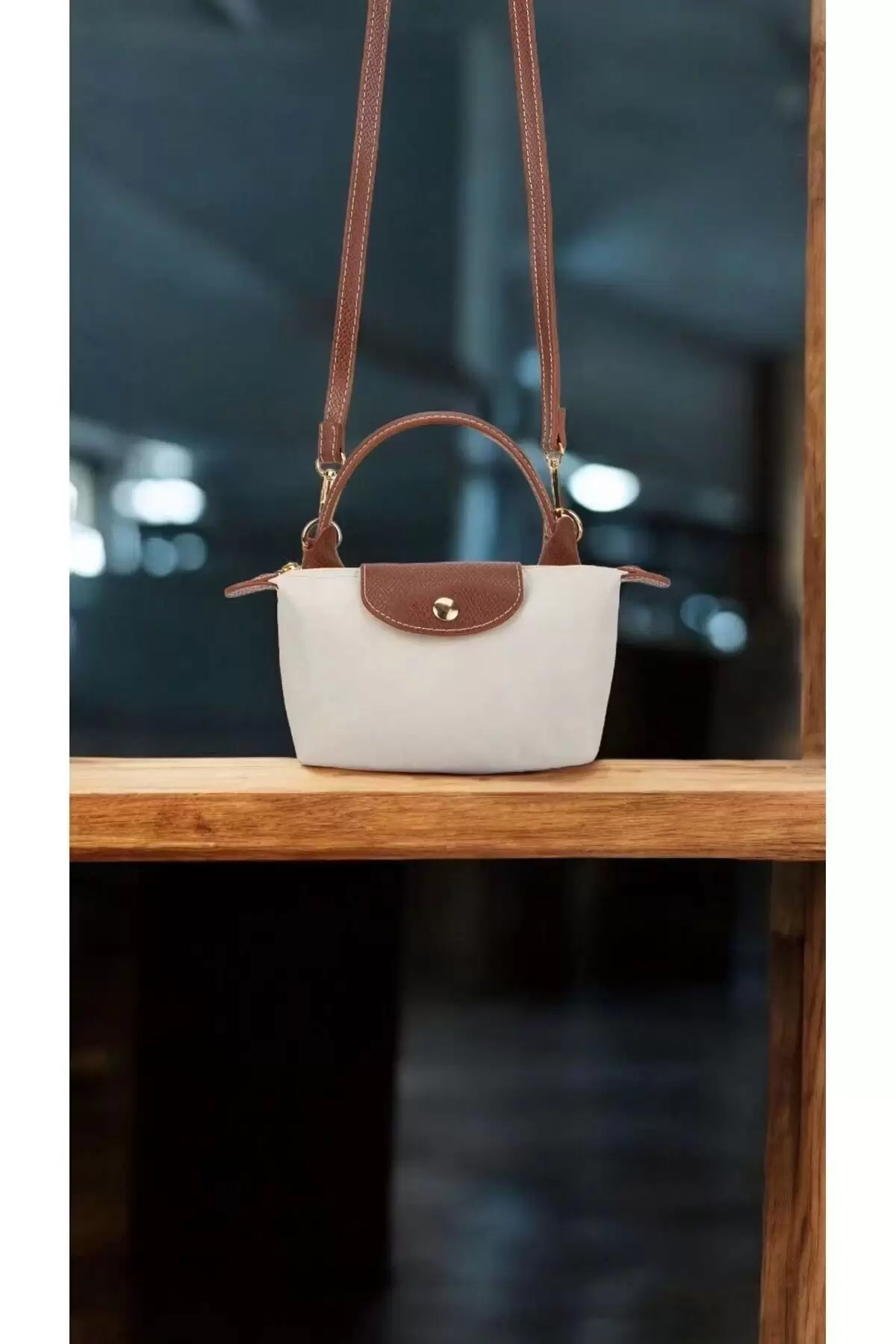 Laurel Mink Parachute Fabric Womens Mini Bag