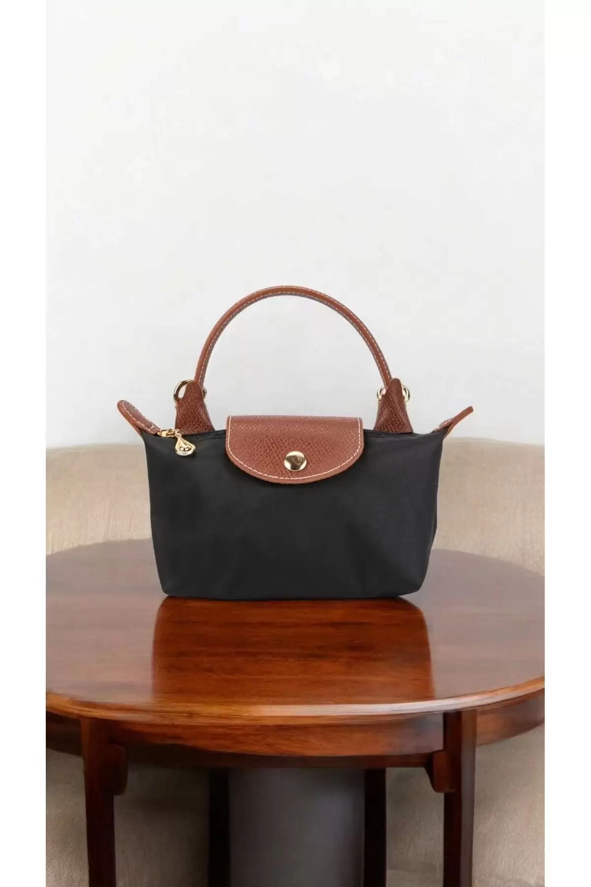 Laurel Black Parachute Fabric Womens Mini Bag