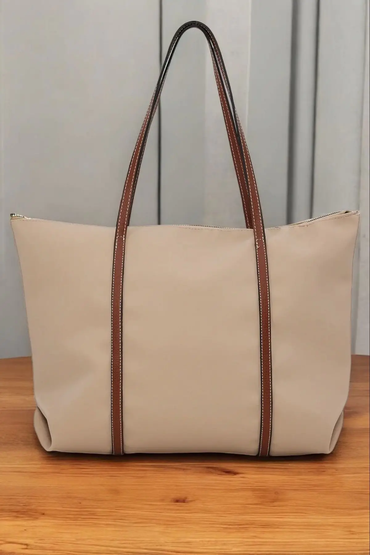 Lacey Vizon-Taba Şeritli Shopper Kadın Omuz Çantası